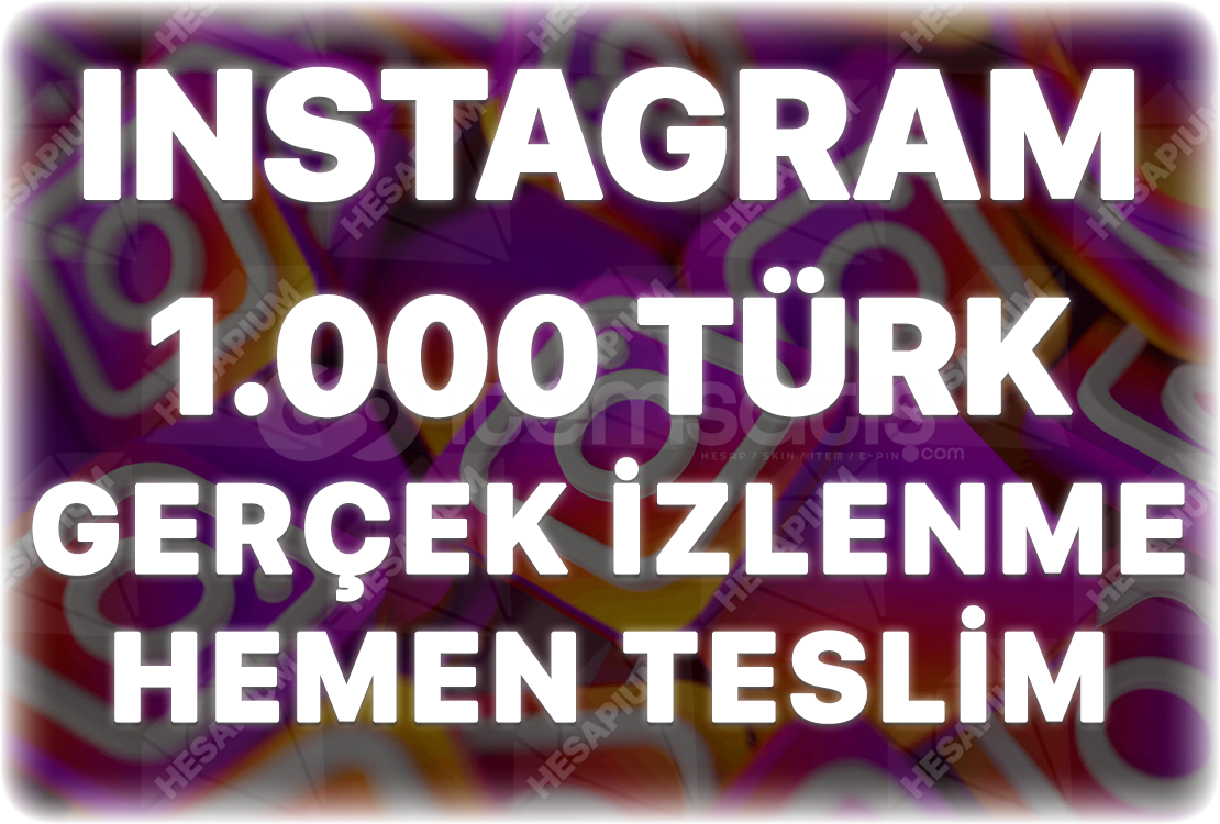 Instagram 1.000 Organik Türk İzlenme Instagram 1.000 Organik Türk İzlenme