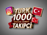 INSTAGRAM 1000 organik TÜRK TAKİPÇİ