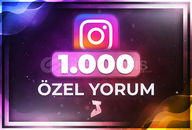 ⭐ İnstagram 1.000 Özel Yorum ⭐