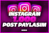 ⭐INSTAGRAM 1000 POST PAYLASIM⭐