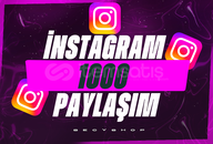 ⭐İNSTAGRAM 1.000 PAYLAŞIM EN KALİTELİSİ⭐