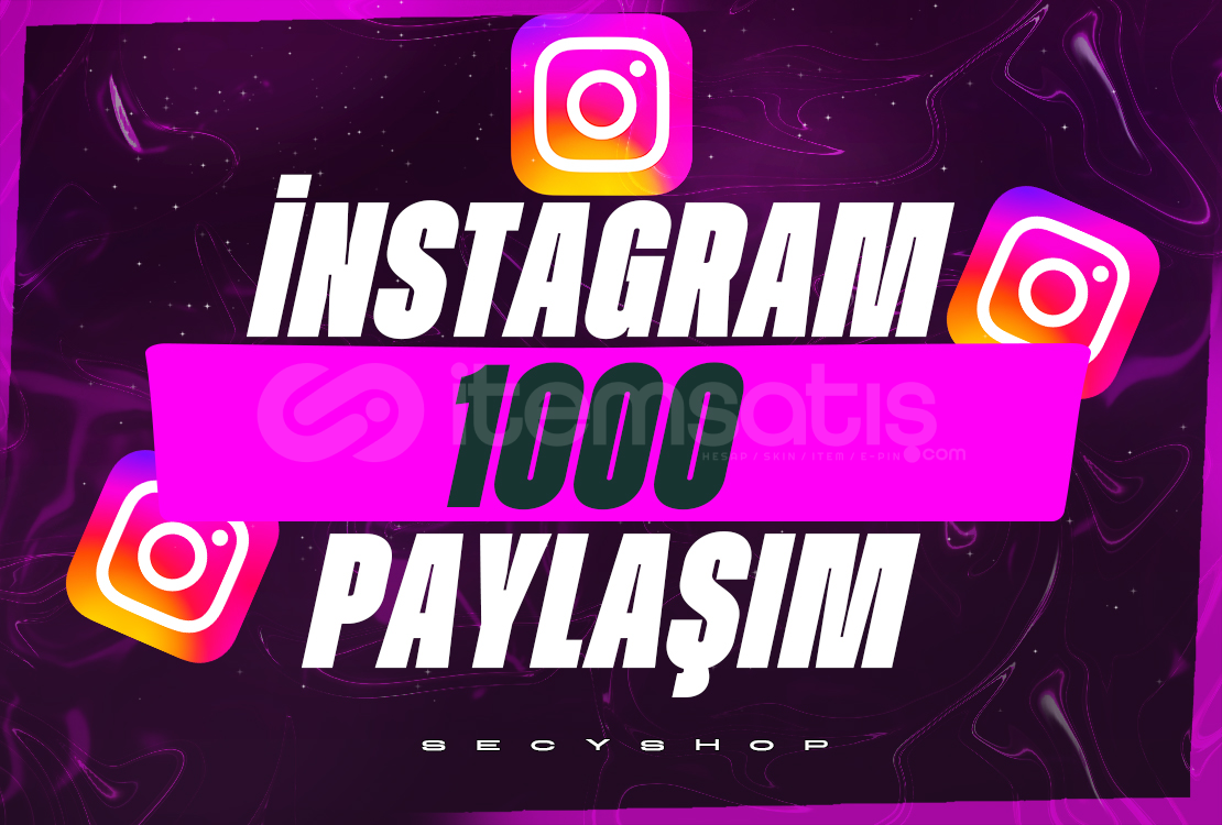 ⭐İNSTAGRAM 1.000 PAYLAŞIM EN KALİTELİSİ⭐ ⭐İNSTAGRAM 1.000 PAYLAŞIM EN KALİTELİSİ⭐