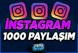 ⭐İnstagram 1000 Paylasim + Garanti ⭐