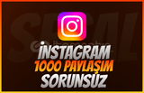 Instagram 1000 Paylaşım | Sorunsuz