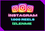 ⭐İNSTAGRAM +1.000 Reels İzlenme⭐