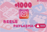 İnstagram 1000 Reels Paylaşım | Hızlı 