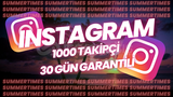 INSTAGRAM 1000 TAKİPÇİ 