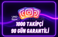 Instagram 1000 Takipçi - 90 Gün Garantili