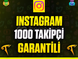 ⭐️☘️İnstagram 1000 Takipçi❤️Garanti & Sorunsuz❤️