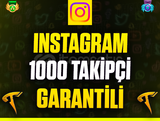⭐️☘️İnstagram 1000 Takipçi❤️Garanti&Sorunsuz❤️