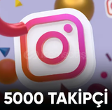 İnstagram 5000 Takipçi Garanti & Sorunsuz