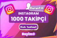 INSTAGRAM 1000 TAKİPÇİ / GARANTİLİ INSTAGRAM 1000 TAKİPÇİ / GARANTİLİ