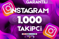 INSTAGRAM 1000 TAKİPÇİ / GARANTİLİ