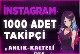 ⭐️ İNSTAGRAM 1000 TAKİPÇİ - HIZLI ⭐️