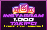 ⭐İnstagram 1.000 Takipçi/Hızlı/Güvenilir⭐