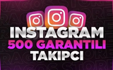 INSTAGRAM 500 Takipçi Ömür Boyu Garantili