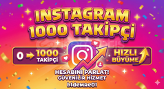 ⭐İNSTAGRAM 1000 TAKİPÇİ |OTO TESLİMAT|⭐