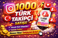 İnstagram [1000] Takipçi [ Türk Hesabı]