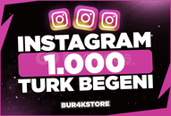 ⚡İnstagram⚡1000 türk beğeni[KALİTELİ]