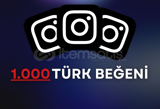 Instagram 1000 Türk Beğeni