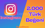 ⭐Instagram 2000 Türk Beğeni⭐