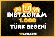 Instagram 1000 TÜRK Beğeni
