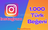 ⭐Instagram 1000 Türk Beğeni⭐