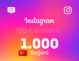 Instagram 1000 türk beğeni 