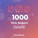 İNSTAGRAM 1000 TÜRK BEĞENİ 