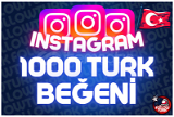 ⭐ İNSTAGRAM 1000 TÜRK Beğeni | + GARANTİ ⭐