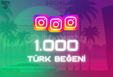 Instagram 1.000 Türk Beğeni - Keşfet Etkili