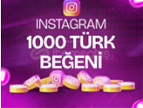 Instagram 1.000 Türk Beğeni - Yüksek Kaliteli