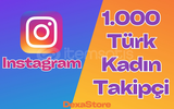 Instagram 1000 Türk Kadın Takipçi