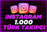 Instagram 1.000 Türk Organik Takipçi