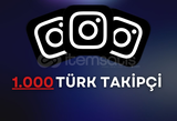 Instagram 1000 Türk Organik Takipçi