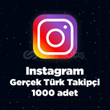 Instagram 1000 Türk Takipçi