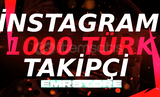 ⭐İNSTAGRAM 1000 TÜRK TAKİPÇİ