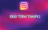 INSTAGRAM 1000 TÜRK TAKİPÇİ 