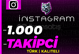 ⭐INSTAGRAM 1000 TÜRK TAKİPÇİ⭐