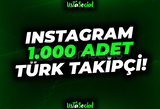 ⭐Instagram 1.000 Türk Takipçi!