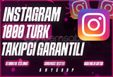 ⭐INSTAGRAM 1000 TÜRK TAKİPÇİ⭐