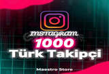 Instagram 1.000 Türk Takipçi ⭐Garantili⭐