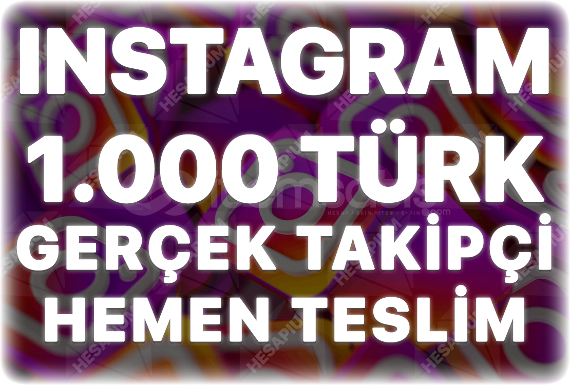Instagram 1.000 Türk Takipçi - Keşfet Etkili Instagram 1.000 Türk Takipçi - Keşfet Etkili