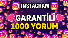 (GARANTİLİ) INSTAGRAM 1000 YORUM