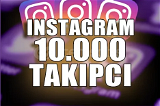 Instagram 10000 Adet Gerçek Takipçi | Garanti