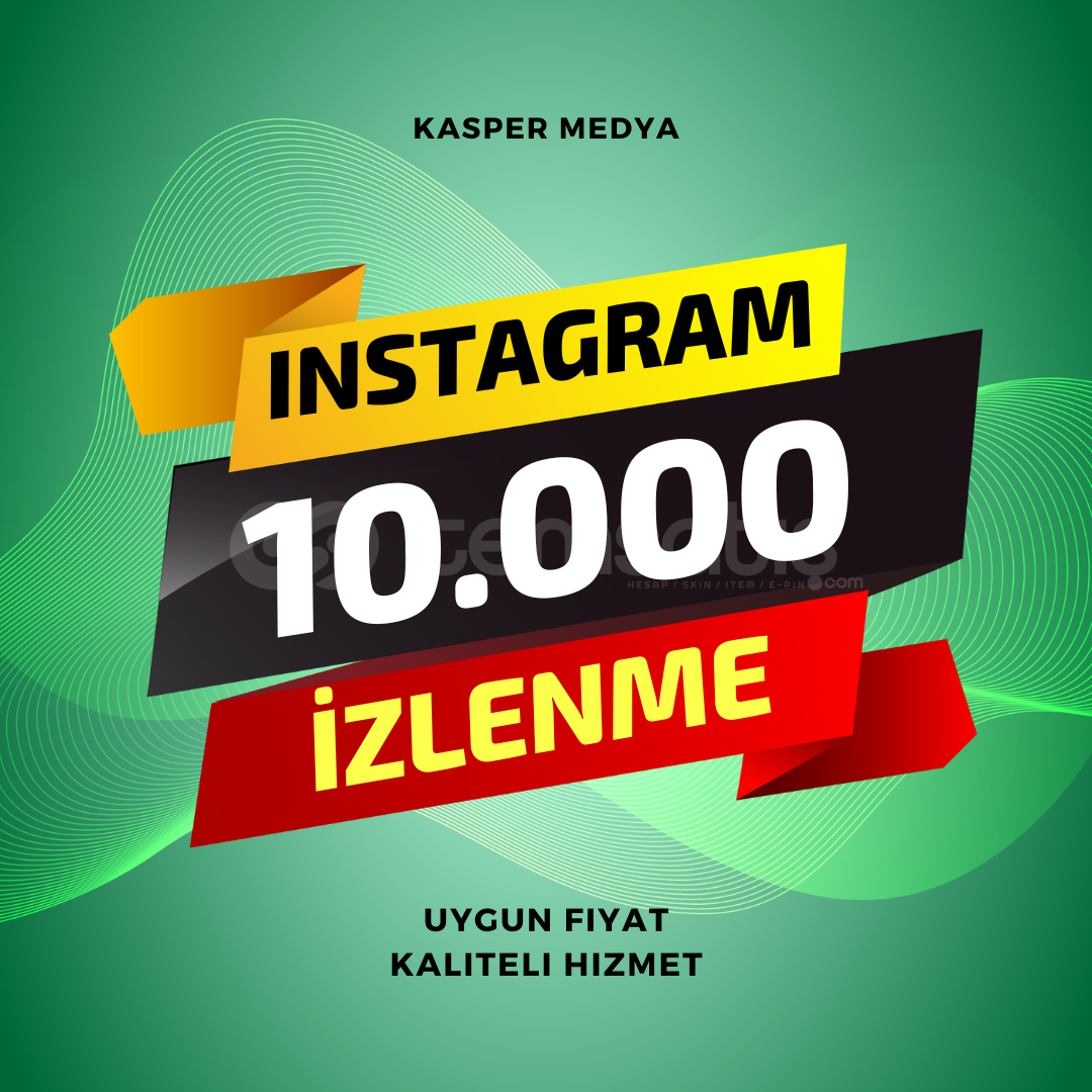 Instagram 10.000 Video İzlenme Instagram 10.000 Video İzlenme