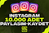 ✨Instagram 10.000 Adet Paylaşım+Kaydetme!