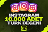 ✨Instagram 10.000 Adet Türk Beğeni!