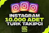 ✨Instagram 10.000 Adet Türk Takipçi!