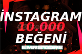 ⭐İNSTAGRAM 10000 BEĞENİ